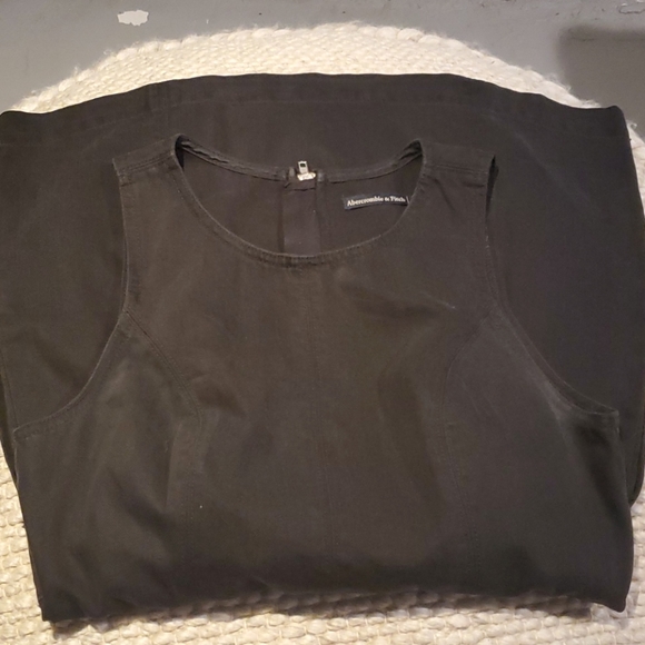 Abercrombie & Fitch Black Dress Overalls - size MP - Picture 6 of 6